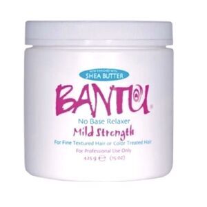 🛍️Bantu No Base Relaxer Regular Strength for Medium textured  hair 14.3OZ./406g